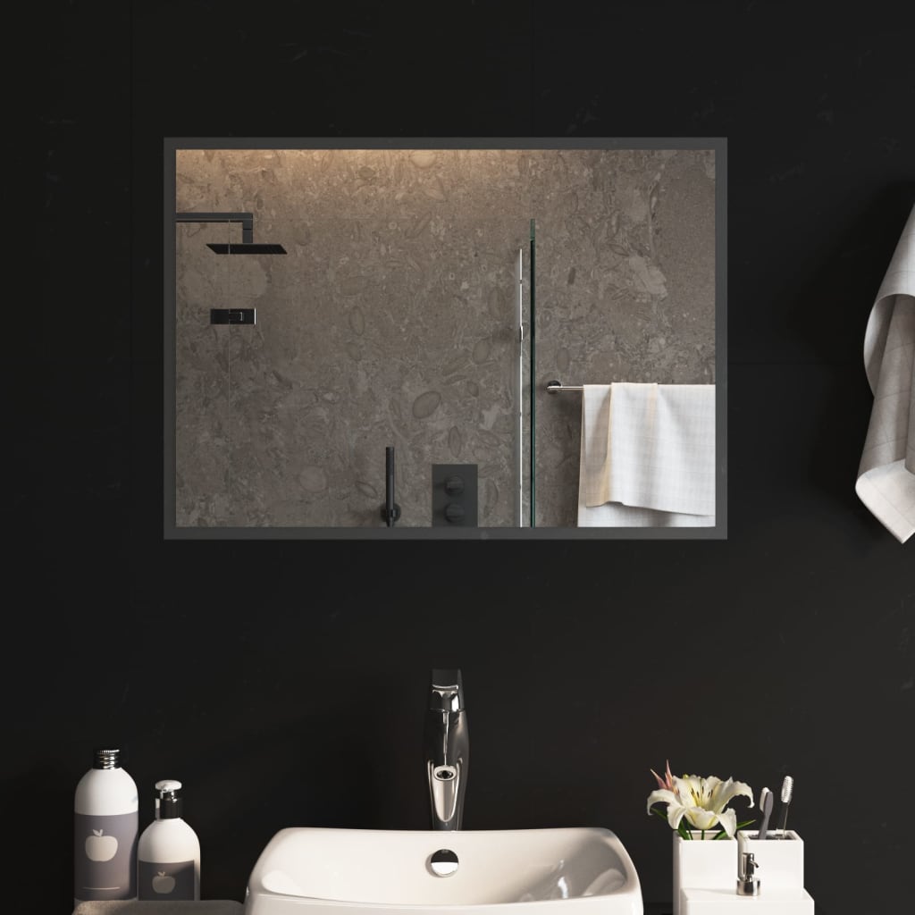 Oglindă de baie cu LED, 70x50 cm - Lando