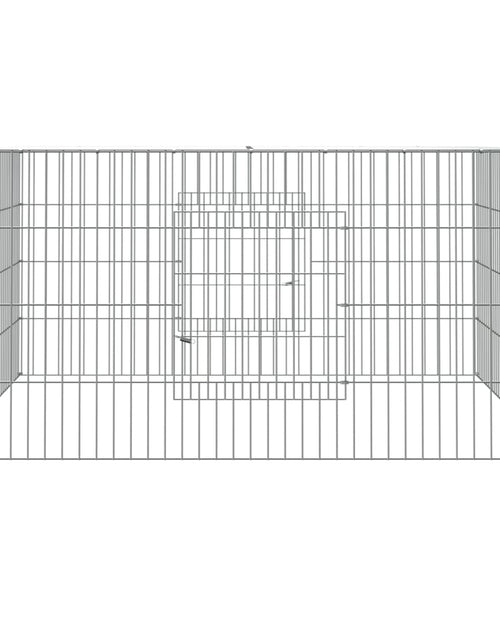 Încărcați imaginea în vizualizatorul Galerie, Cușcă pentru iepuri, 110x110x55 cm, fier galvanizat
