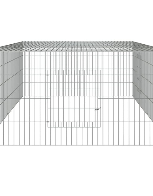 Încărcați imaginea în vizualizatorul Galerie, Cușcă pentru iepuri, 2 panouri, 220x110x55 cm, fier galvanizat - Lando
