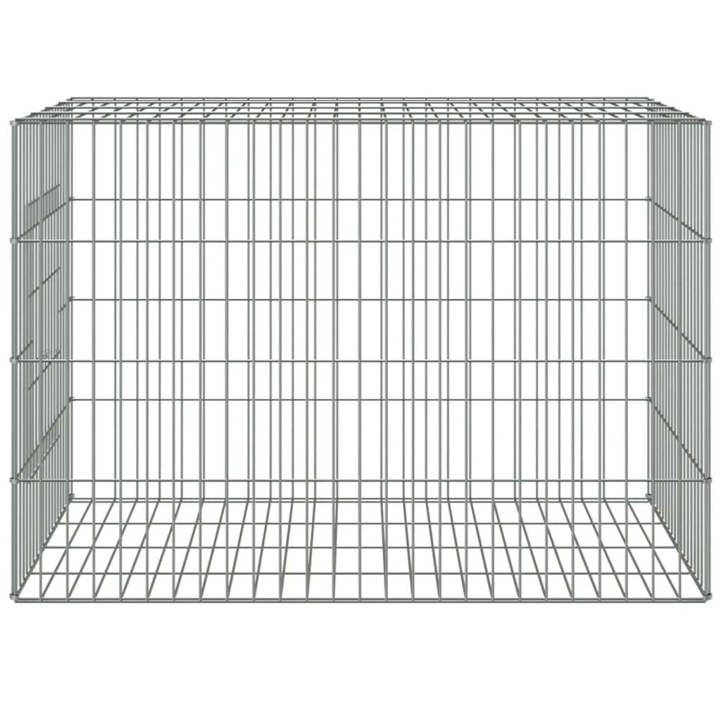 Cușcă pentru iepuri, 78x54x54 cm, fier galvanizat - Lando