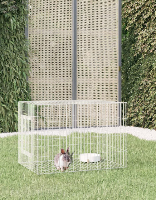 Загрузите изображение в средство просмотра галереи, Cușcă pentru iepuri, 78x54x54 cm, fier galvanizat - Lando

