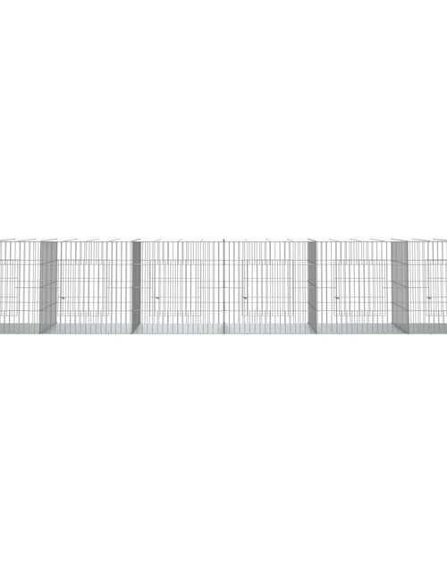 Загрузите изображение в средство просмотра галереи, Cușcă pentru iepuri, 6 panouri, 327x79x54 cm, fier galvanizat - Lando
