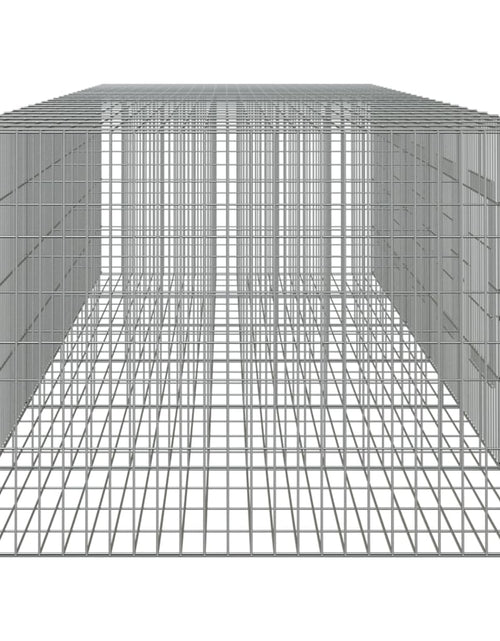 Încărcați imaginea în vizualizatorul Galerie, Cușcă pentru iepuri, 6 panouri, 327x79x54 cm, fier galvanizat - Lando

