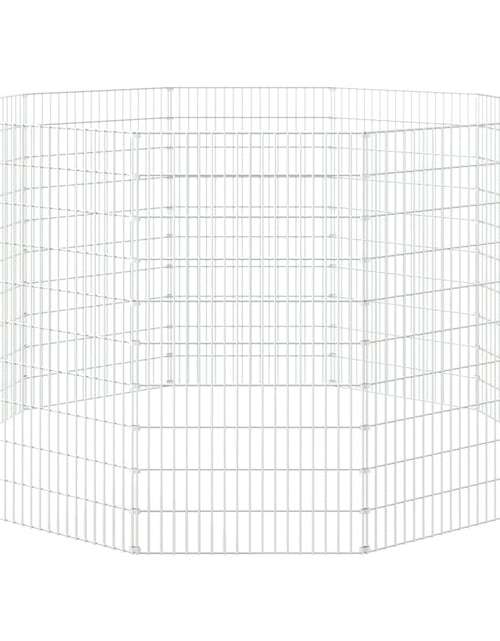 Încărcați imaginea în vizualizatorul Galerie, Cușcă pentru iepuri, 10 panouri, 54x100 cm, fier galvanizat - Lando
