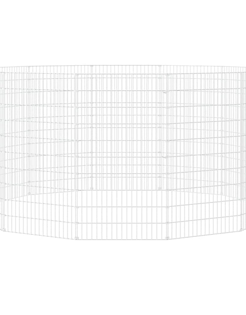 Încărcați imaginea în vizualizatorul Galerie, Cușcă pentru iepuri, 12 panouri, 54x100 cm, fier galvanizat - Lando
