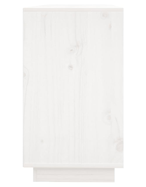 Încărcați imaginea în vizualizatorul Galerie, Servantă, alb, 111x34x60 cm, lemn masiv de pin
