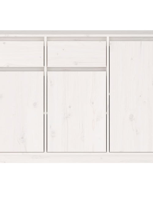Încărcați imaginea în vizualizatorul Galerie, Servantă, alb, 110x34x75 cm, lemn masiv de pin
