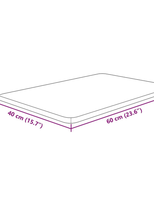 Загрузите изображение в средство просмотра галереи, Blat de baie, 60x40x1,5 cm, lemn masiv netratat

