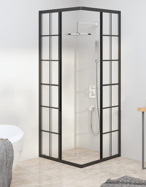 Încărcați imaginea în vizualizatorul Galerie, Cabină de duș, negru, 70x70x180 cm, ESG mat
