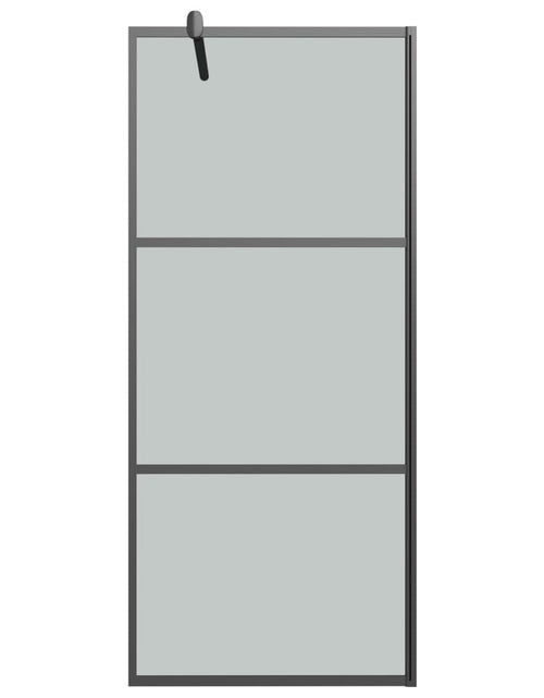 Загрузите изображение в средство просмотра галереи, Paravan de duș walk-in 80x195 cm sticlă ESG închisă negru
