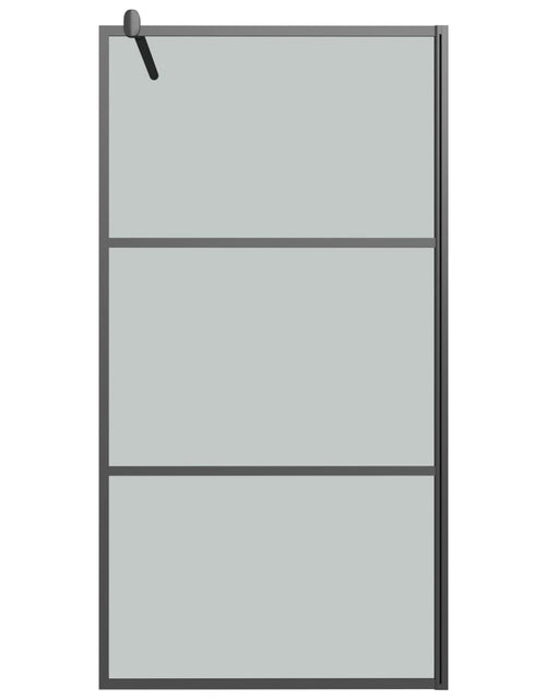Încărcați imaginea în vizualizatorul Galerie, Paravan duș walk-in negru 115x195 cm sticlă ESG culoare închisă
