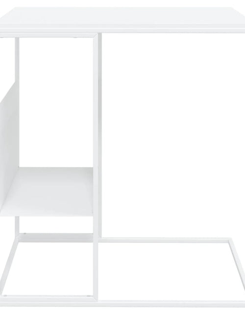 Загрузите изображение в средство просмотра галереи, Masă laterală, alb, 55x36x59,5 cm, lemn compozit - Lando
