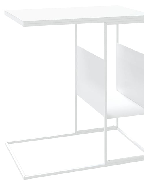 Încărcați imaginea în vizualizatorul Galerie, Masă laterală, alb, 55x36x59,5 cm, lemn compozit - Lando
