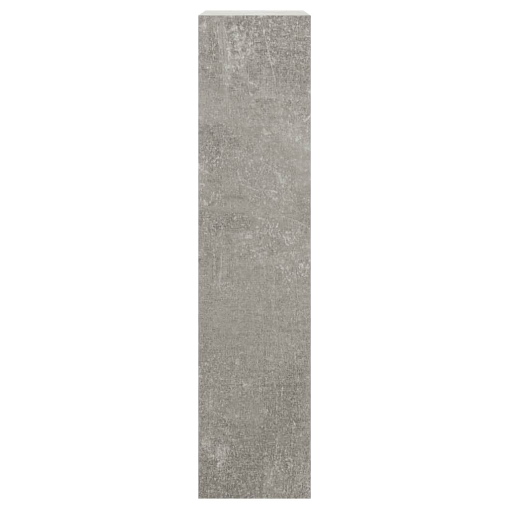 Pantofar, gri beton, 63x24x103 cm, lemn compozit