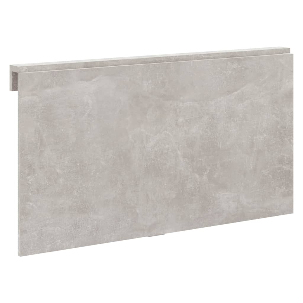 Masă de perete pliantă, gri beton, 100x60x56 cm, lemn compozit