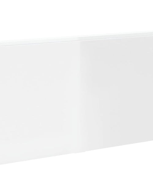 Încărcați imaginea în vizualizatorul Galerie, Masă perete pliantă alb extralucios 100x60x56 cm lemn compozit
