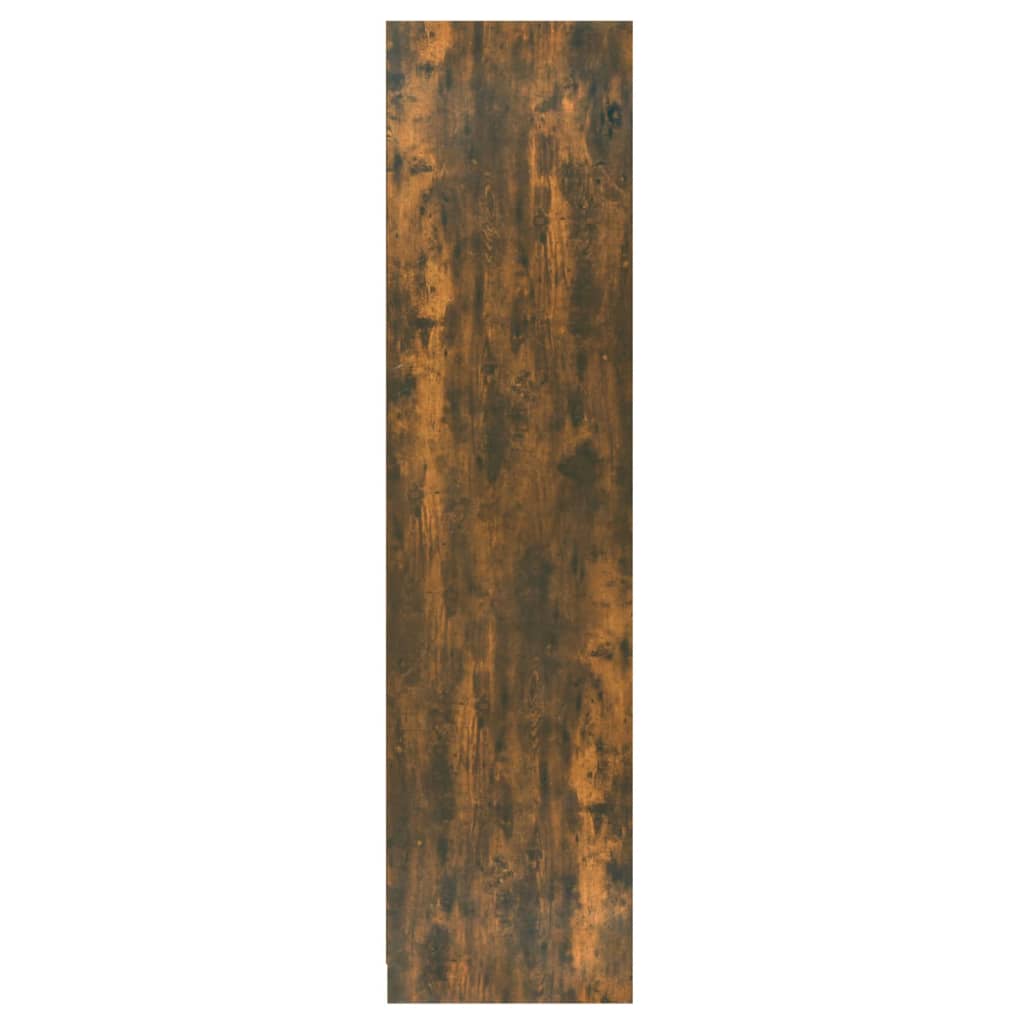 Șifonier cu sertare stejar fumuriu 50x50x200 cm lemn prelucrat