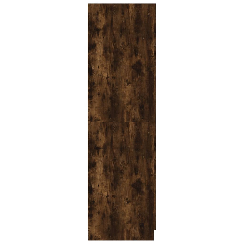 Șifonier, stejar fumuriu, 80x52x180 cm, lemn prelucrat