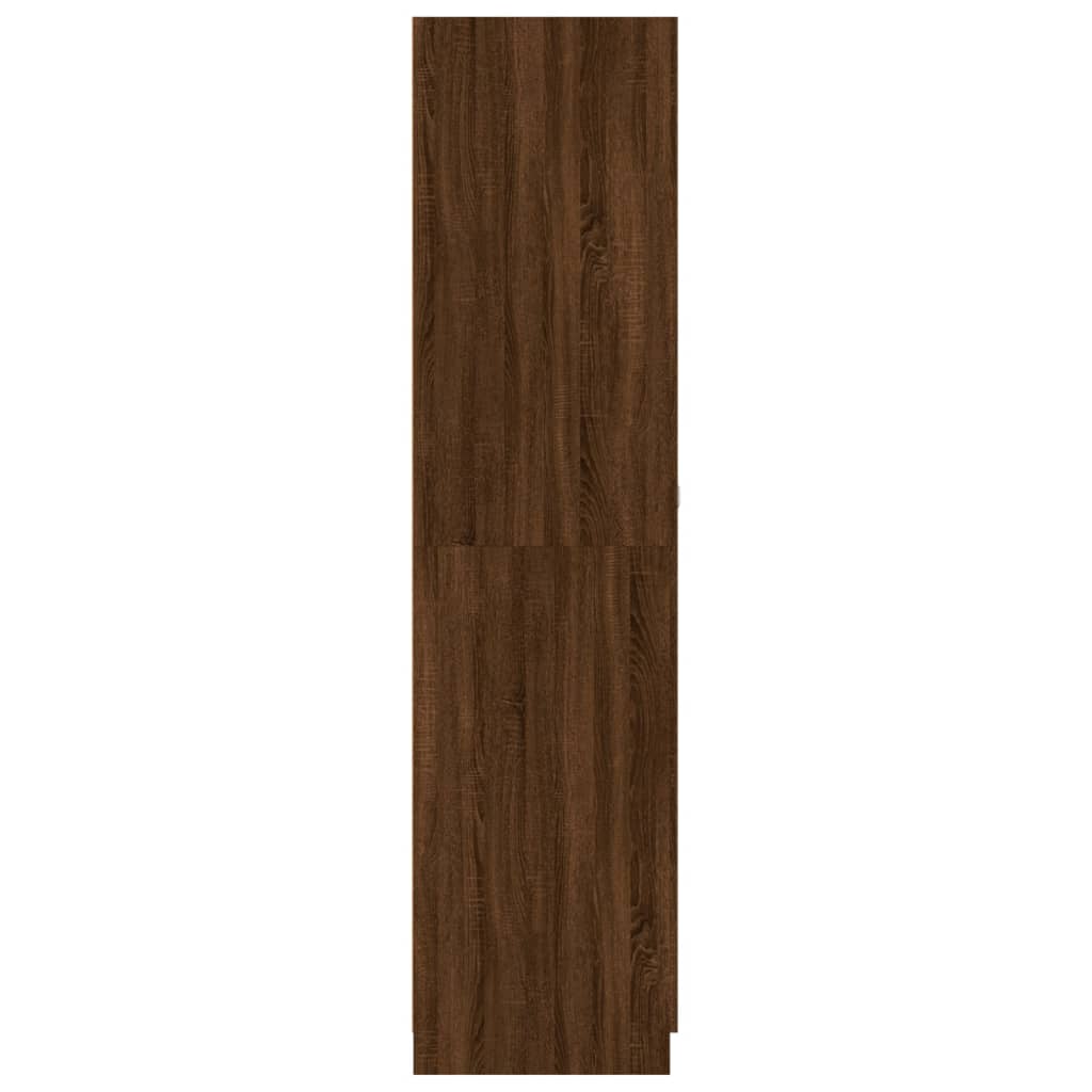 Șifonier, stejar maro, 90x52x200 cm, lemn prelucrat