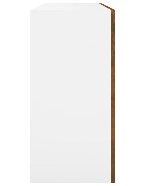 Загрузите изображение в средство просмотра галереи, Dulap suspendat, stejar fumuriu, 80x31x60 cm, lemn prelucrat
