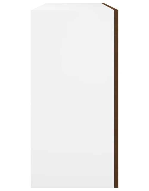 Загрузите изображение в средство просмотра галереи, Dulap suspendat, stejar maro, 80x31x60 cm, lemn prelucrat
