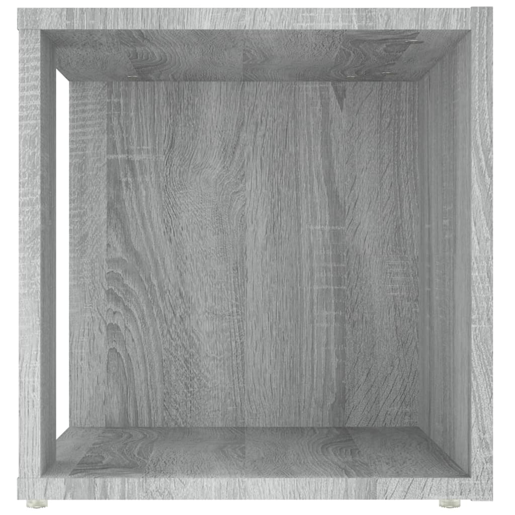 Măsuță laterală, sonoma gri, 33x33x34,5 cm, lemn prelucrat