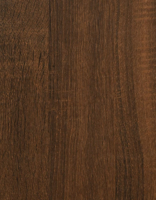Загрузите изображение в средство просмотра галереи, Măsuță laterală, stejar maro, 33x33x34,5 cm, lemn prelucrat - Lando
