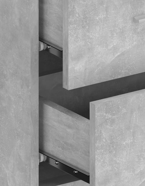 Загрузите изображение в средство просмотра галереи, Noptiere de perete, 2 buc., gri beton
