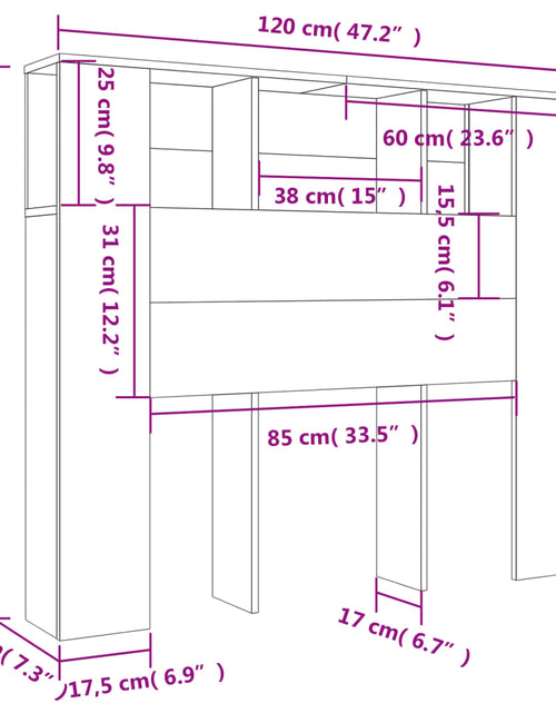 Загрузите изображение в средство просмотра галереи, Dulap tăblie, gri beton, 120x18,5x102,5 cm
