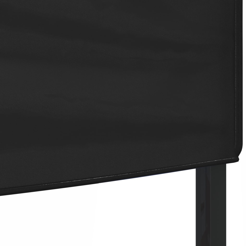 Cort pliabil pentru petrecere, negru, 2x2 m