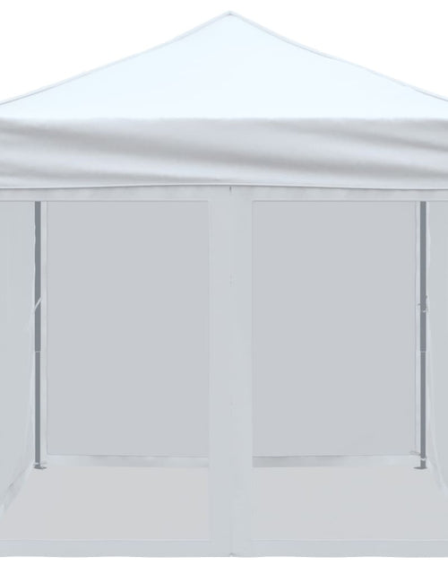 Загрузите изображение в средство просмотра галереи, Cort pliabil pentru petrecere, cu pereți laterali, alb, 2x2 m
