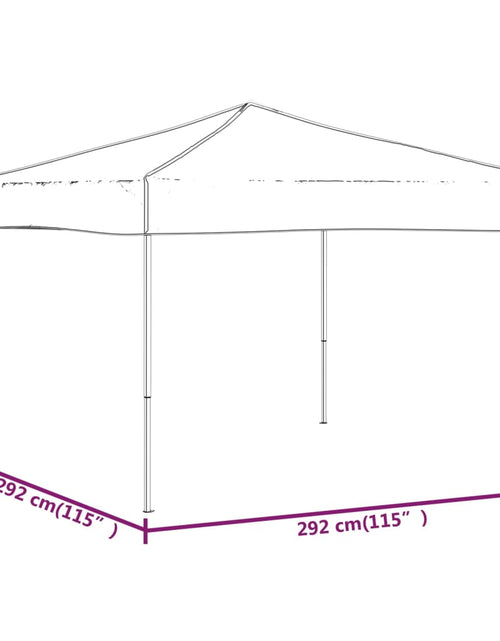 Загрузите изображение в средство просмотра галереи, Cort pliabil pentru petrecere, alb, 3x3 m
