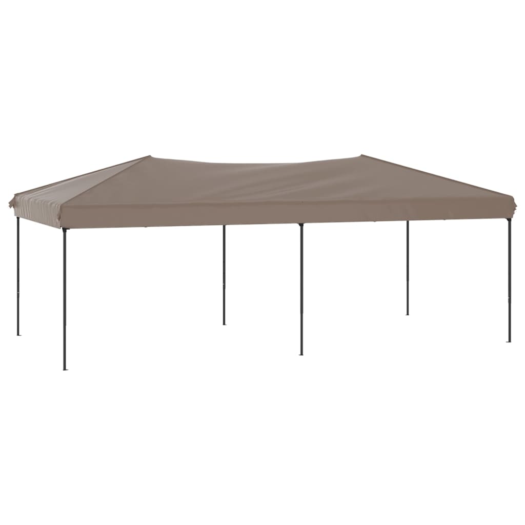 Cort pliabil pentru petreceri, gri taupe, 3x6 m