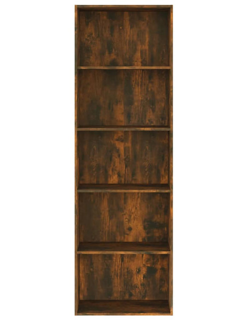 Încărcați imaginea în vizualizatorul Galerie, Bibliotecă 5 niveluri stejar fumuriu 60x30x189 cm lemn compozit
