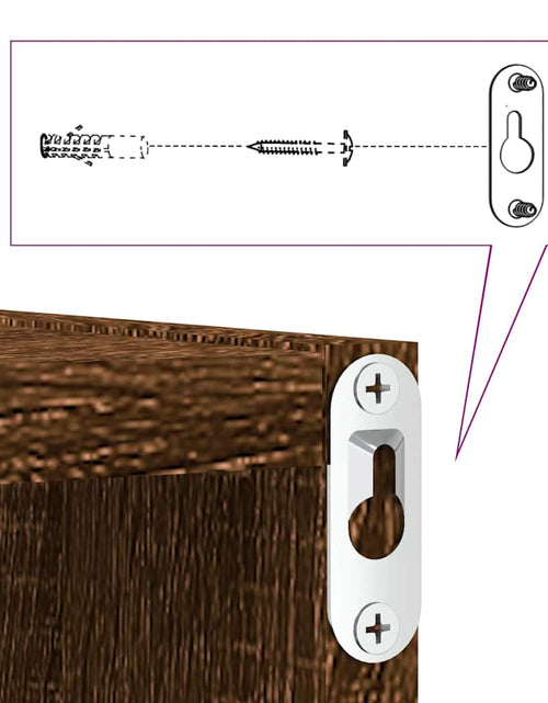 Загрузите изображение в средство просмотра галереи, Rafturi cuburi de perete 4 buc Stejar maro 30x15x30 cm
