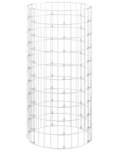 Загрузите изображение в средство просмотра галереи, Stâlp de gabion, Ø50x100 cm, oțel galvanizat, circular
