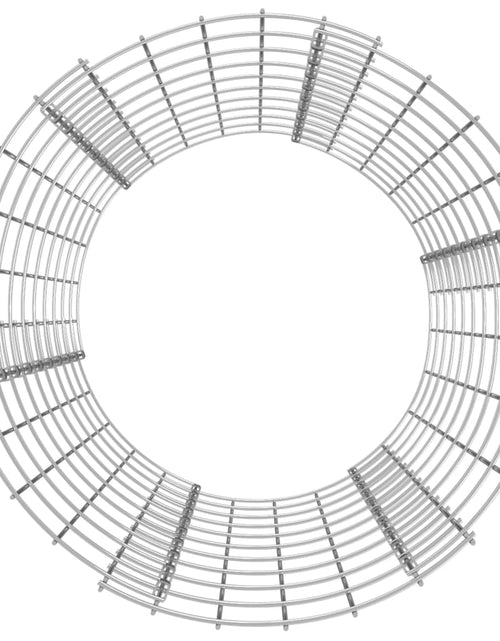 Încărcați imaginea în vizualizatorul Galerie, Stâlp de gabion, Ø50x100 cm, oțel galvanizat, circular
