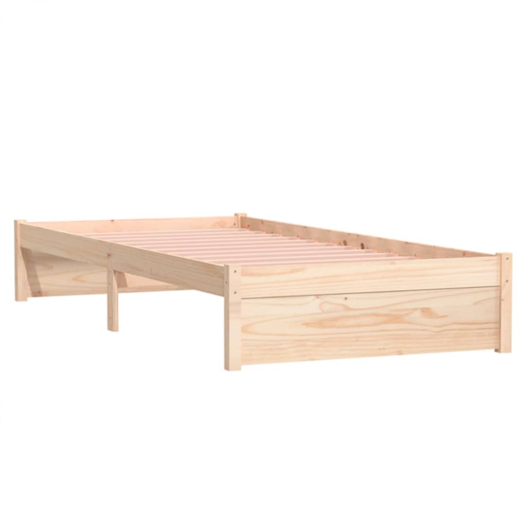 Cadru de pat, 90x200 cm, lemn masiv