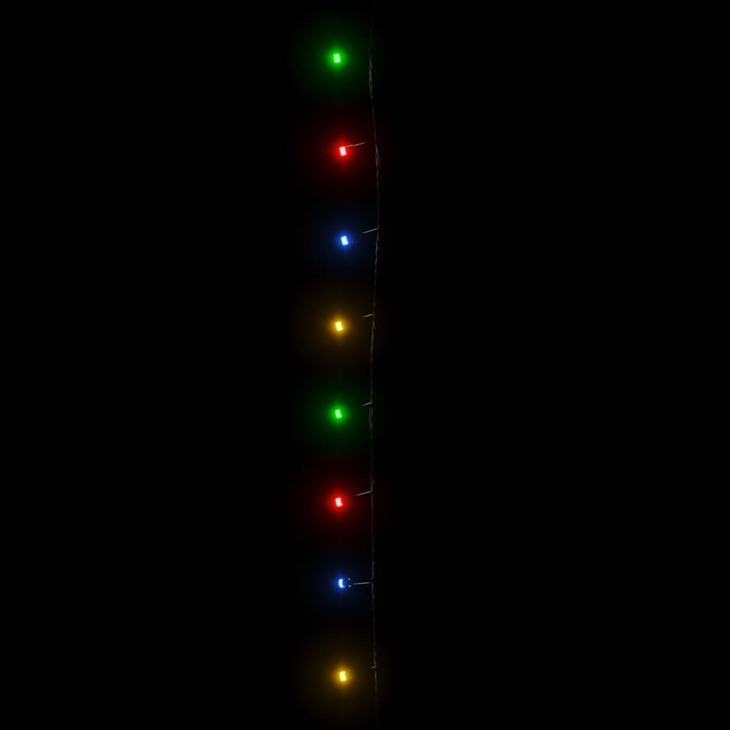 Instalație cu 150 LED-uri, multicolor, 15 m, PVC