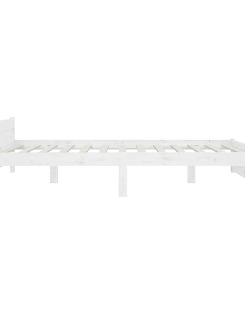 Încărcați imaginea în vizualizatorul Galerie, Cadru de pat cu sertare, alb, 200x200 cm
