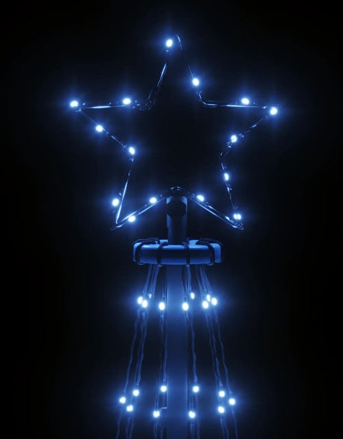 Загрузите изображение в средство просмотра галереи, Brad de Crăciun conic, 310 LED-uri, albastru, 100x300 cm - Lando
