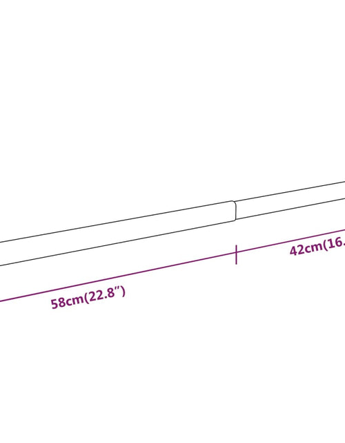 Încărcați imaginea în vizualizatorul Galerie, Șine telescopice pentru dulap, 2 buc., argintiu, 58-100 cm
