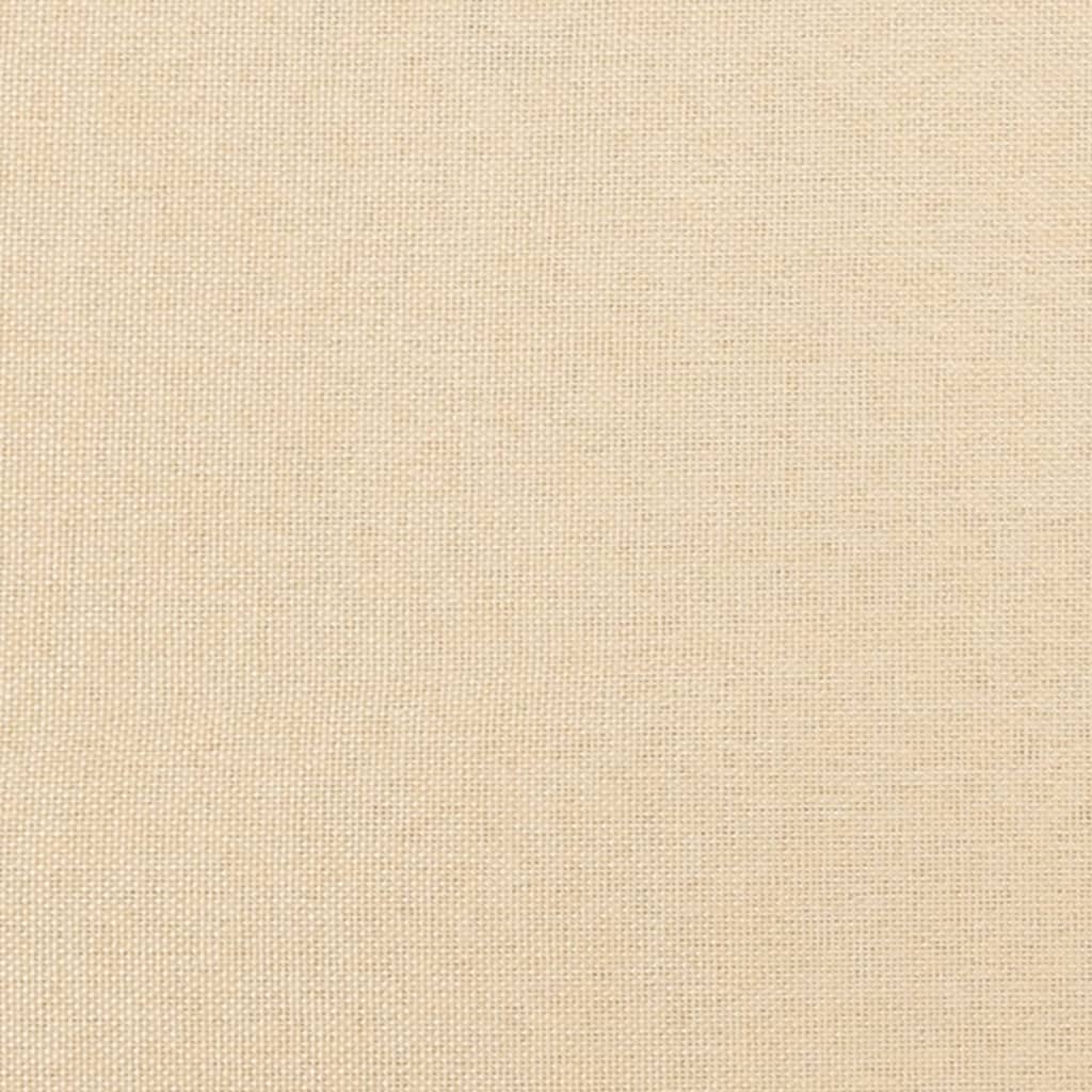 Panouri de perete 12 buc. crem 30x15 cm textil 0,54 m²