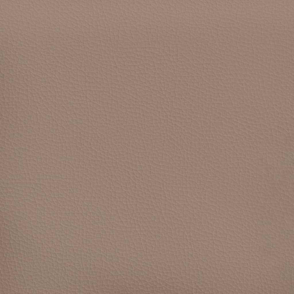 Panouri de perete 12 buc. cappuccino 30x15 cm piele eco 0,54 m²