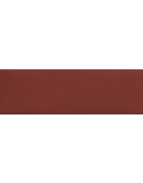 Încărcați imaginea în vizualizatorul Galerie, Panouri perete 12 buc. roșu vin 60x15cm piele ecologică 1,08 m²
