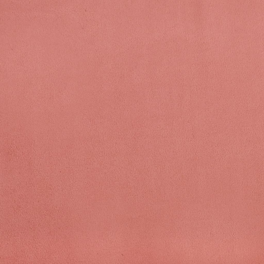 Panouri de perete 12 buc. roz 60x15 cm catifea 1,08 m²