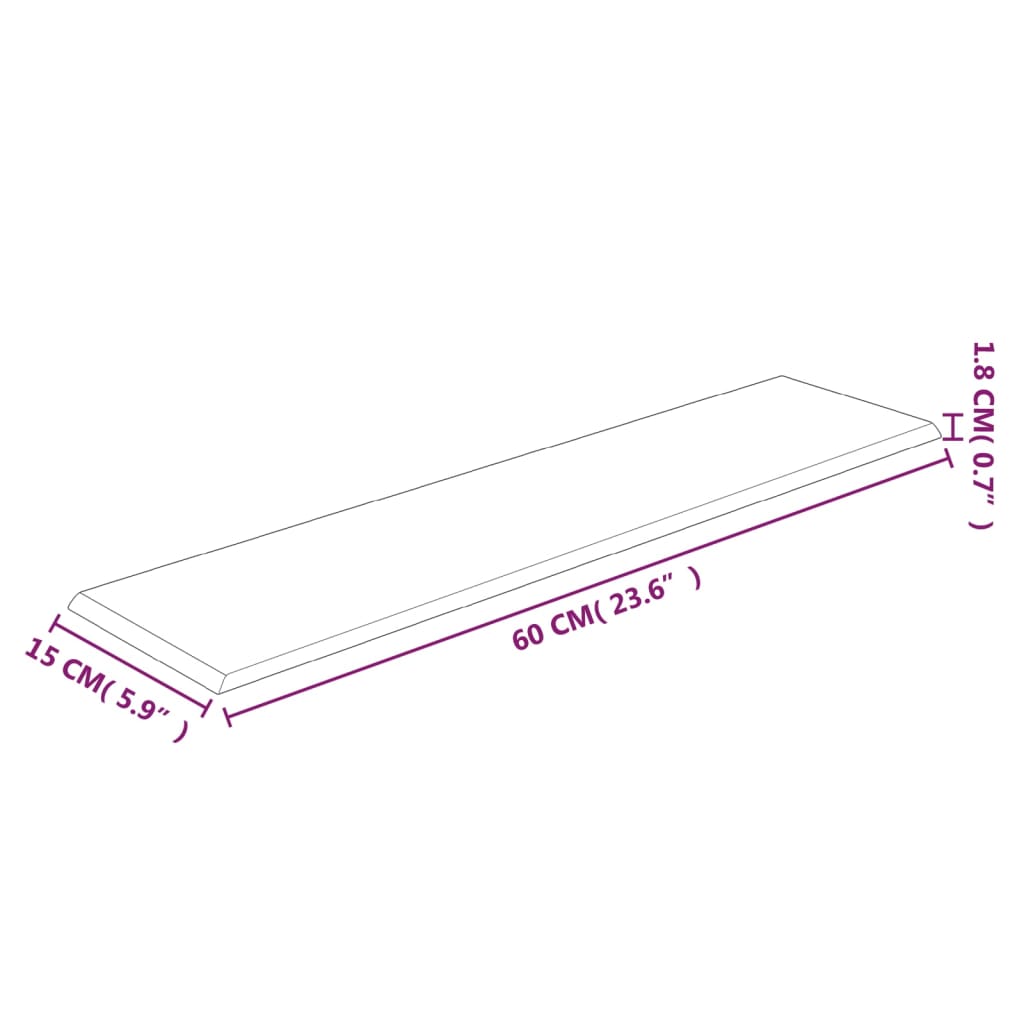 Panouri de perete 12 buc. crem 60x15 cm catifea 1,08 m²