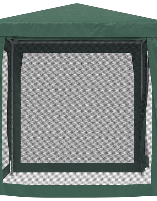 Încărcați imaginea în vizualizatorul Galerie, Cort de petrecere cu 4 pereți din plasă, verde, 2x2 m, HDPE
