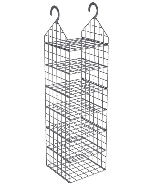 Încărcați imaginea în vizualizatorul Galerie, Organizator pentru dulap suspendat, cu 7 rafturi, 2 buc.
