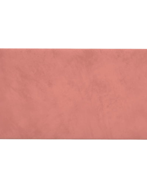 Încărcați imaginea în vizualizatorul Galerie, Panouri de perete 12 buc. roz 60x30 cm catifea 2,16 m²
